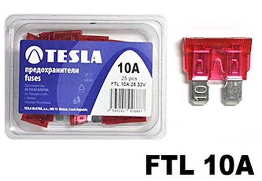 Fusibles à fiches rouge Glow, 3A, avec LED