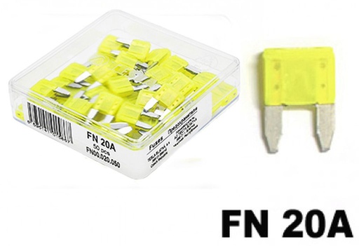 Fusible mini, jaune, 20A