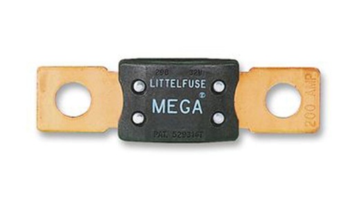 Fusible Mega, noir, 300A max. 32V