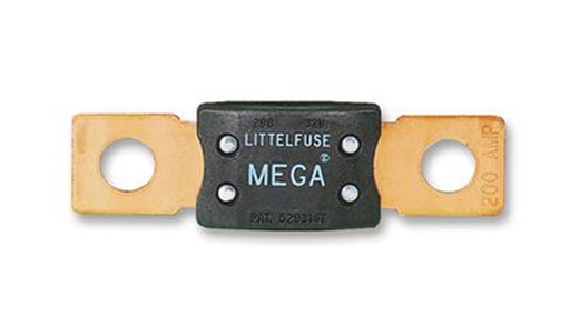 Fusible Mega, noir, 500A max. 32V