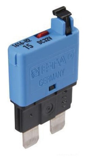 Disjoncteur (23) bleu 15A (ETA) jusqu'à 32V