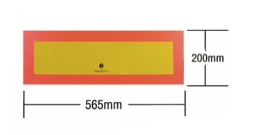 ECE 70 folie set pour remorque 565 x 196mm