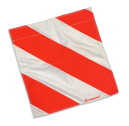 Drapeau de rempl. pour Fanjo rouge/blanc Triopan