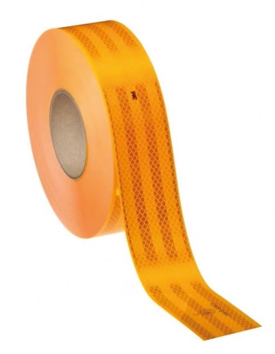 Marquage camion 3M, 53.5mm x 50m jaune, 1 rouleau = 50m
