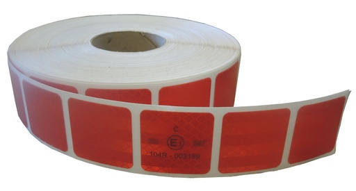 Marquage camion 3M, 51mm x 50m rouge, 1 rouleau = 50m