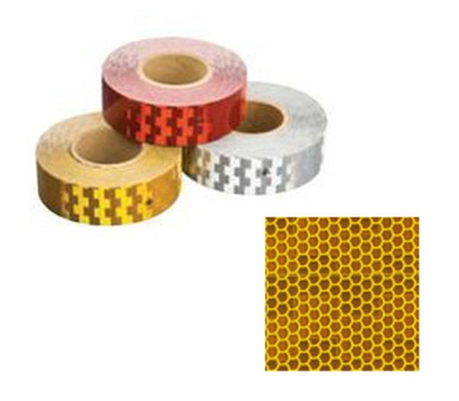 Marquage camion Avery 50mm x 50m jaune, 1 rouleau