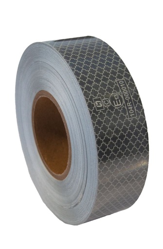 Ruban de marquage adhésif argent 50mm x 50m