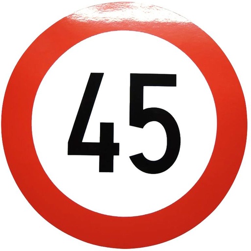 45 km/h-autocollant, Ø 200mm