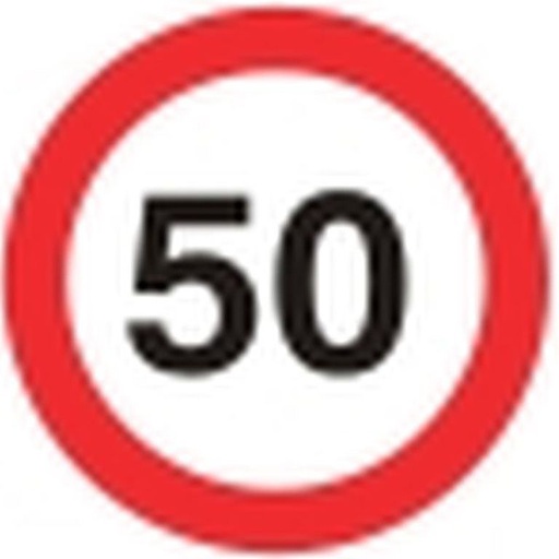 Folie autocollantes 50 km/h