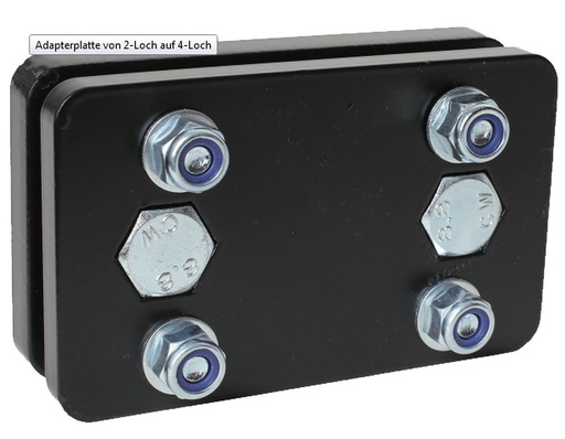 Plaque adapteur 2-trous sur 4-trous