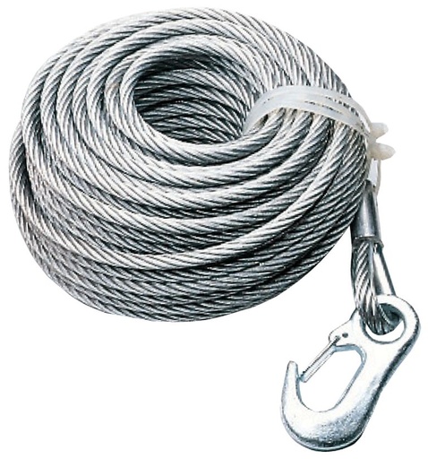 Câble pour treuil 500kg, 10m / 5mm