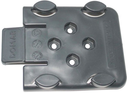 Support de cale de roue noir plastique