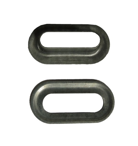Oeillet à fente, oval