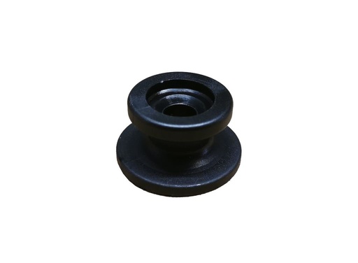 Bouton rond plastique, 1 pce.