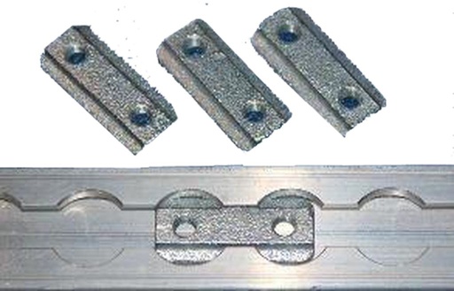 Conduit profilée, zingué galvanique