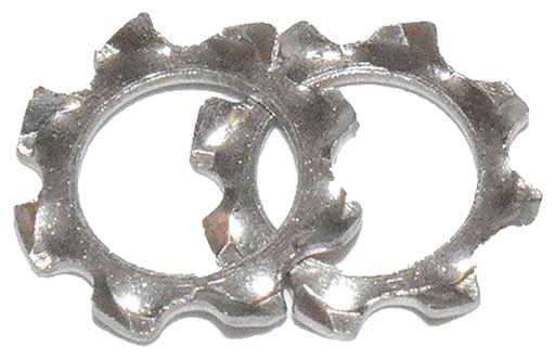 Disque denté DIN 6797 zingué