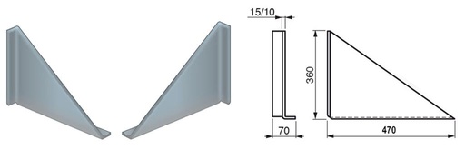 Kit de support pour caisse à outils