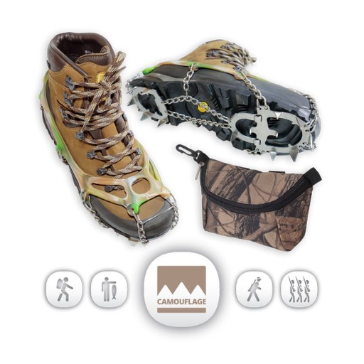 CAMOUFLAGE  CRAMPONS