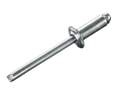 Rivet aveugle acier/acier 4.0 x 16.0 tête plate