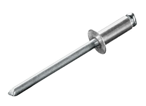 Rivet aveugle alu/acier 5.0 x 16.0 tête fraisée