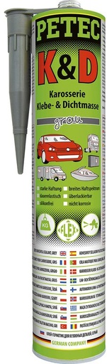 Carrosserie masse colle et joint, 310ml, gris