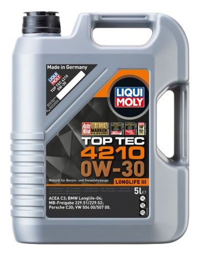 Huile moteur 0W30 TOP TEC 4210     5 litre