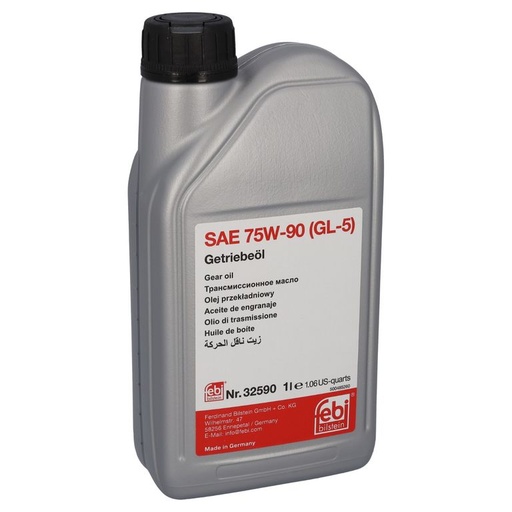 Huile de boîte SAE 75W-90 (GL-5) 1 litres