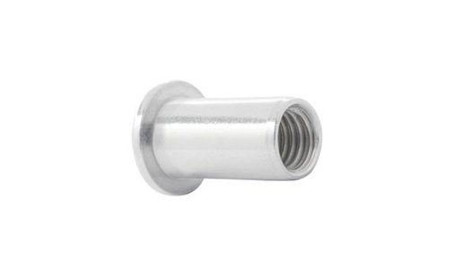 Écrou à sertir M 8, tête plate, aluminium  AFM