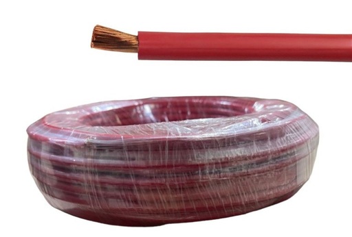 Anlasserkabel 10mm² rot hochflexibel 1 Rolle = 50m