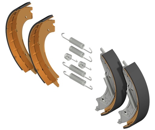 Mâchoires des freins set KNOTT 250x40 Spr.B.
