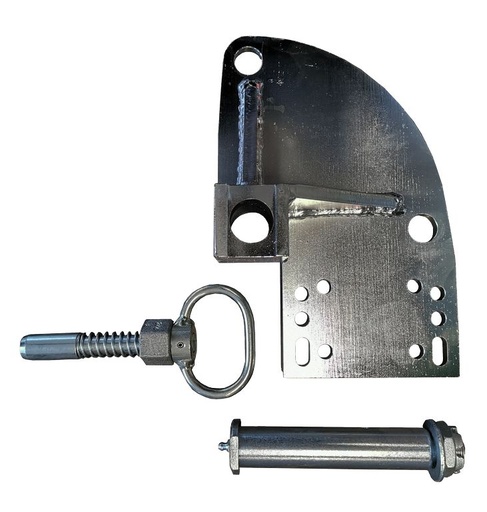 Jeu de pièces de fixation pour béquille à six pans