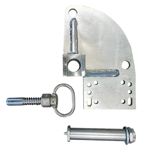 Jeu de pièces de fixation pour béquille à six pans