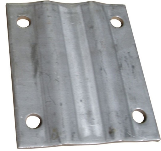 Plaque de fixation pour béquille ronde
