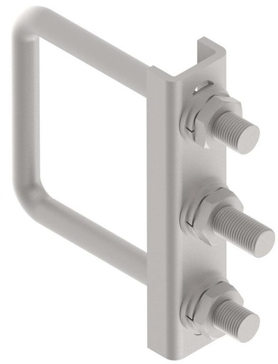 Fixation pour support béquille pour carré 70mm