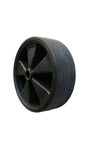 Roue caoutchouc dur,  jante en plastique, AL-KO