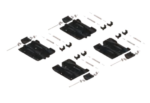 Kit de plaques d'appui (4x plaques d'appui)