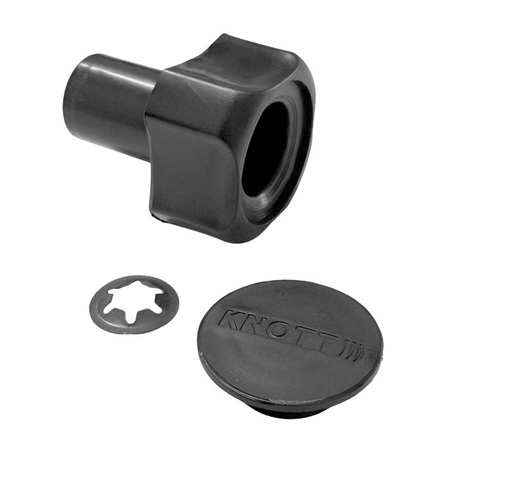 Bouton pour manivelle noir