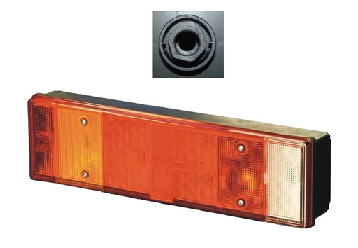 Feu arrière Vignal LC7  PG 12/24V dr. +  ga.  passe-câble