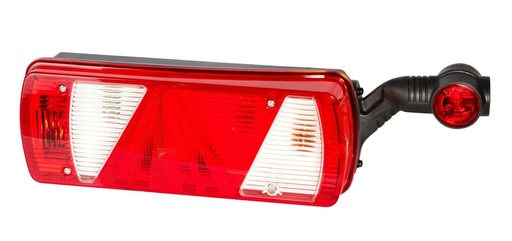Feu arrière Ecopoint II 24 volt droit LED avec 2x5pol. AMP