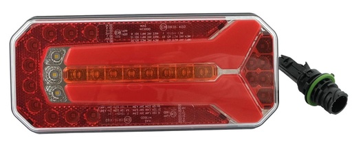 LED feu arrière WAS 150-8  12/24V  gauche