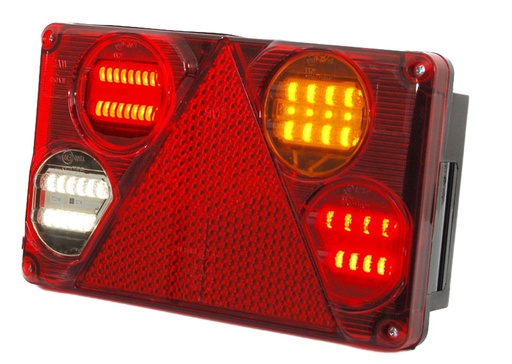LED feu arrière WAS 12-24V - droite 7 pôles connexion TYCO