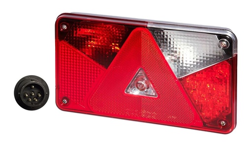 LED feu arrière Multipoint V - droite, 12 pôles à baïonnette (LED*)