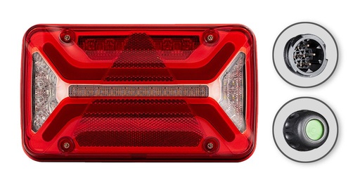 Feu arrière à LED Aspöck MULTILED III 10-30V gauche