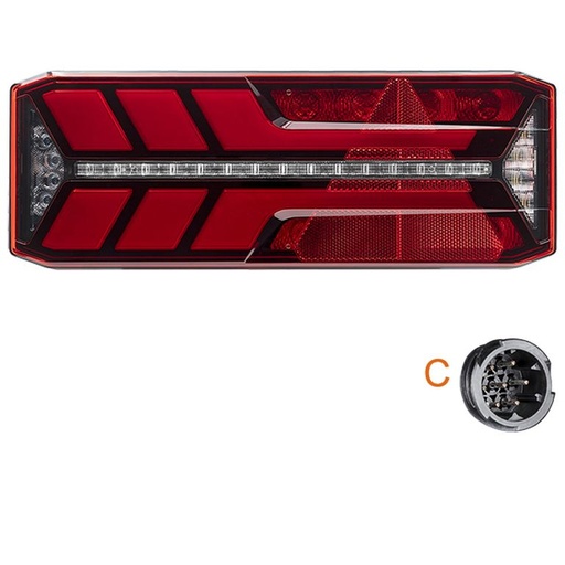 LED feu arrière Aspöck ECO LED III 18-32V droit