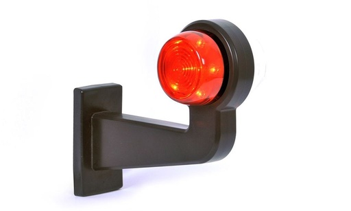 LED feu de gabarit 12-24V rouge/blanc  droite