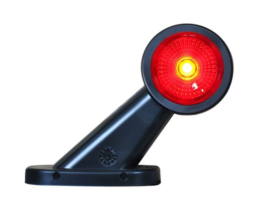 LED feu de gabarit  rouge/blanc 12 - 24 V droit