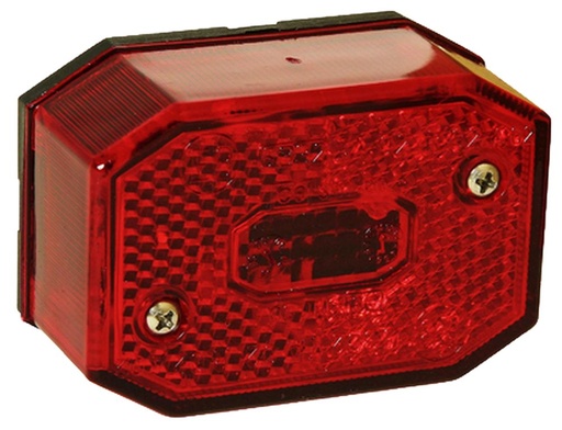 Feu de position Aspöck Flexipoint rouge 12V