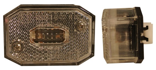 Feu de position 12V blanc Aspöck Flexipoint