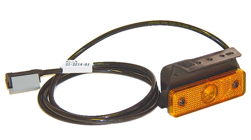 LED feu de position latéral Flatpoint (4) jaune 24V