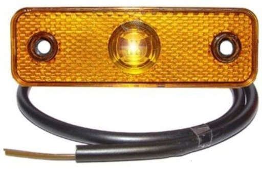 LED feu position orange 24V av. Superseal